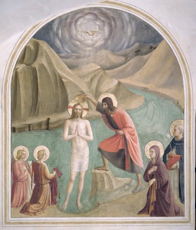 Le Baptême du Christ - Fra Angelico